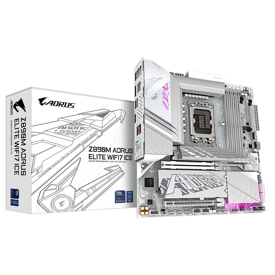 CM INTEL GIGABYTE Z890M AORUS ELITE WIFI7 ICE WHITE DDR5